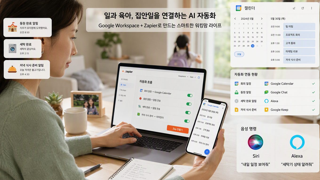 워킹맘 재택 AI 자동화 활용법